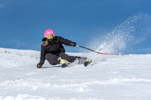 snow skiing in Chile